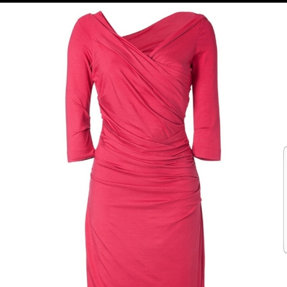 Diane Von Furstenberg Bentley 3/4 Sleeve Dress, Sm